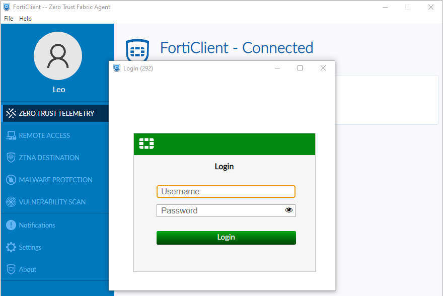 Wildcard support for ZTNA FQDN rules FortiClient 7.2.3